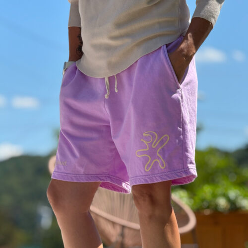 violet shorts